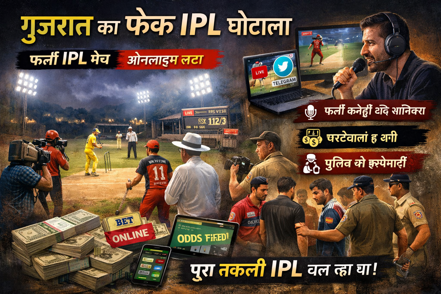 गुजरात की फेक IPL